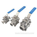 Stainless Steel 3PC Sanitary Ball Valve